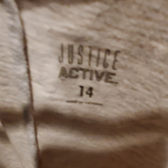 Justice Girls Active Top, size 14, long sleeve, barely worn, perfect shape, grey - Picture 5 of 5
